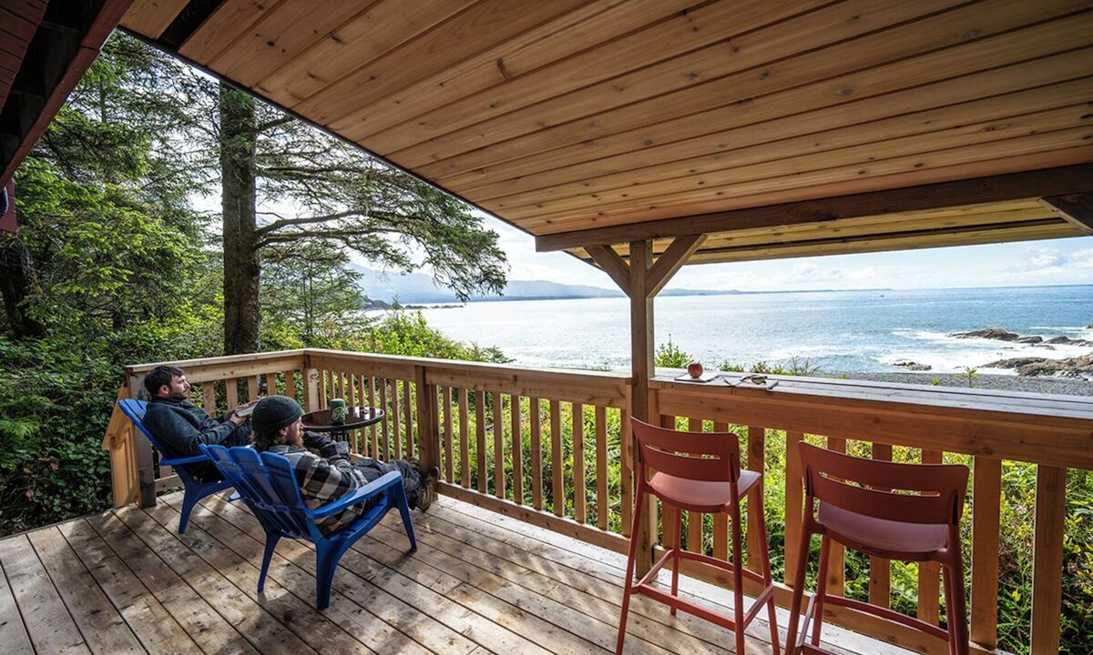 Nootka Cabin | A cozy cabin retreat in Yuquot on Nootka Island with stunning beach views