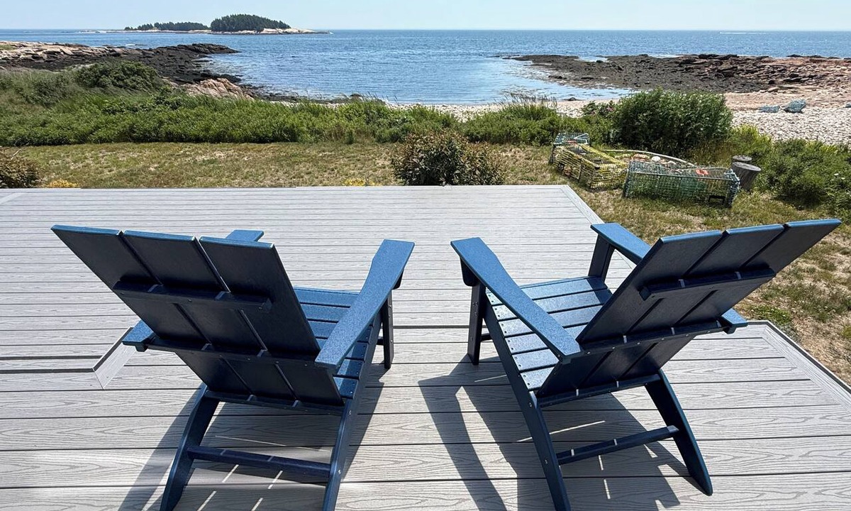 Corea Cottage | Bold Open Oceanfront Cottage: Luxury Furniture, Private Beach, Minutes to Acadia