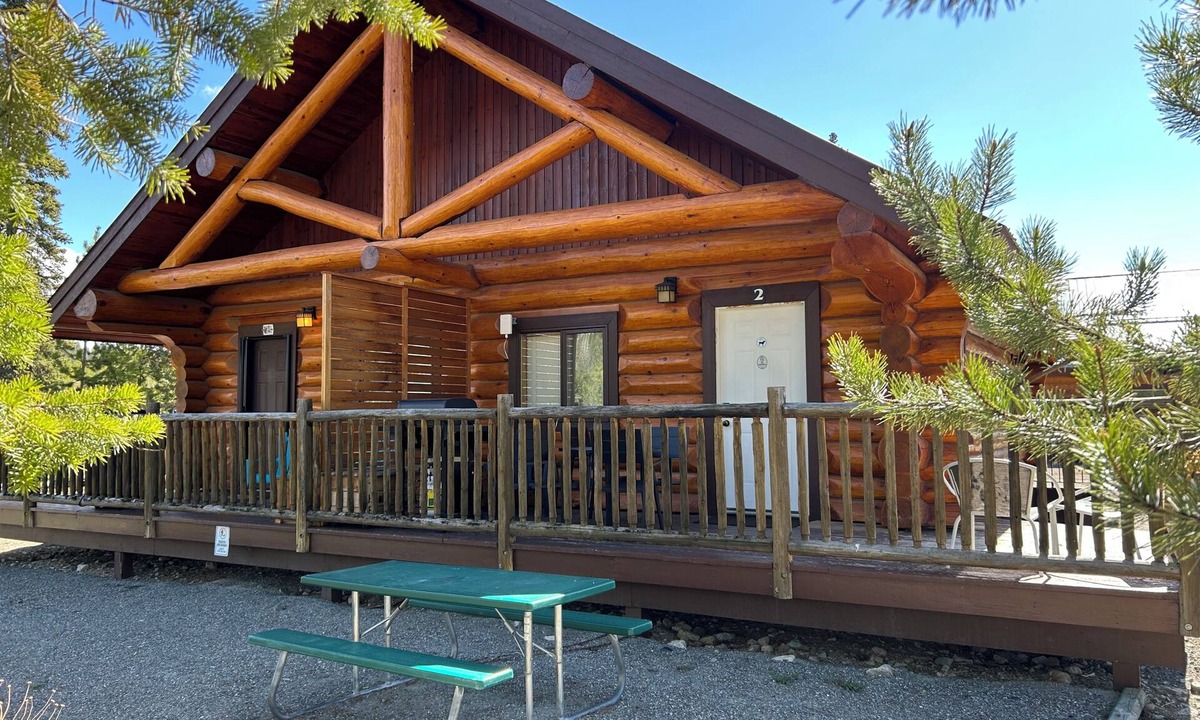 Lac Le Jeune Cabin | Cozy cabin and a beautiful waterfront view from your deck. The perfect getaway!