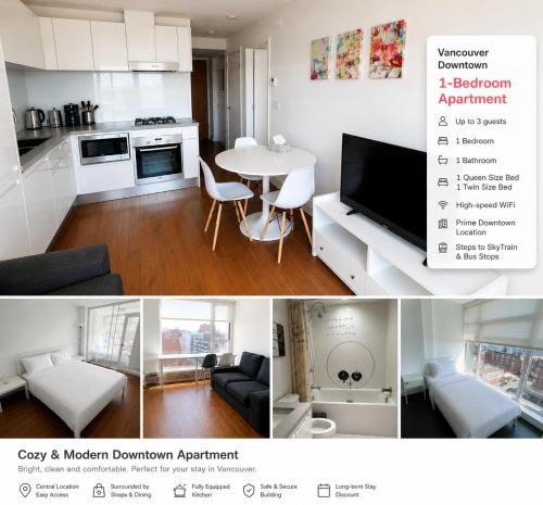 Crosstown Apartment | Cozy & Moden Downtown Condo in Vancouver