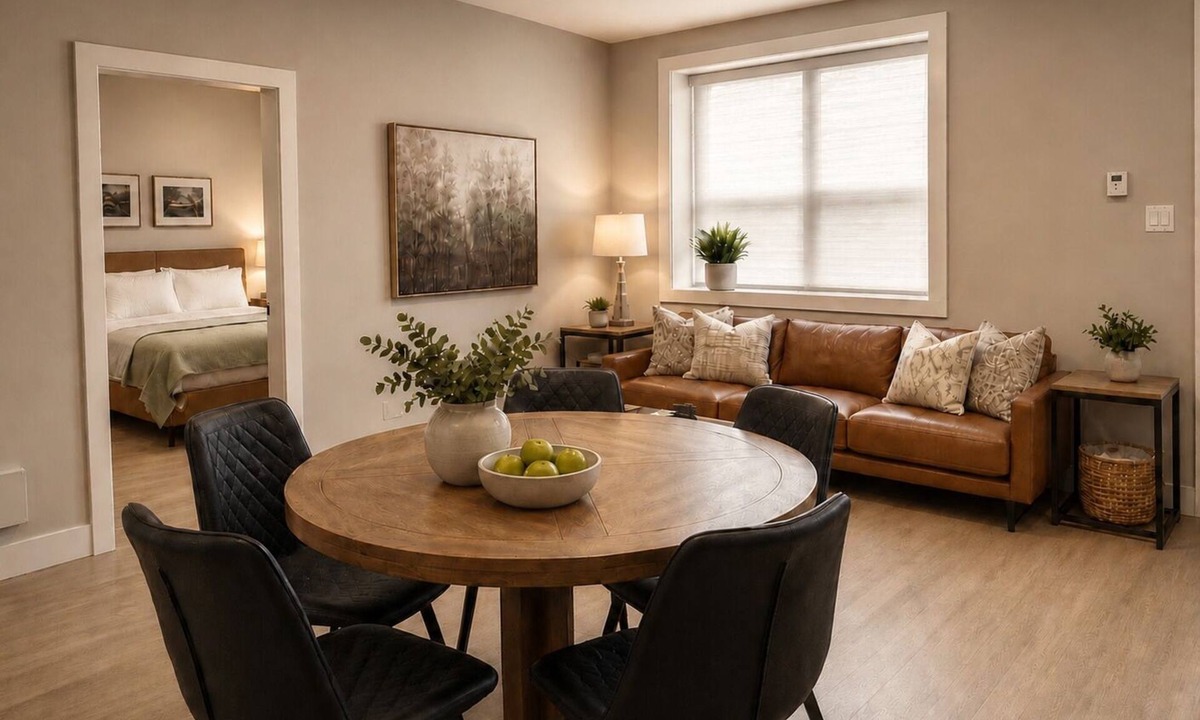 Guildford House | Cozy Modern 3BR 2Bath Suite | Parking + Laundry