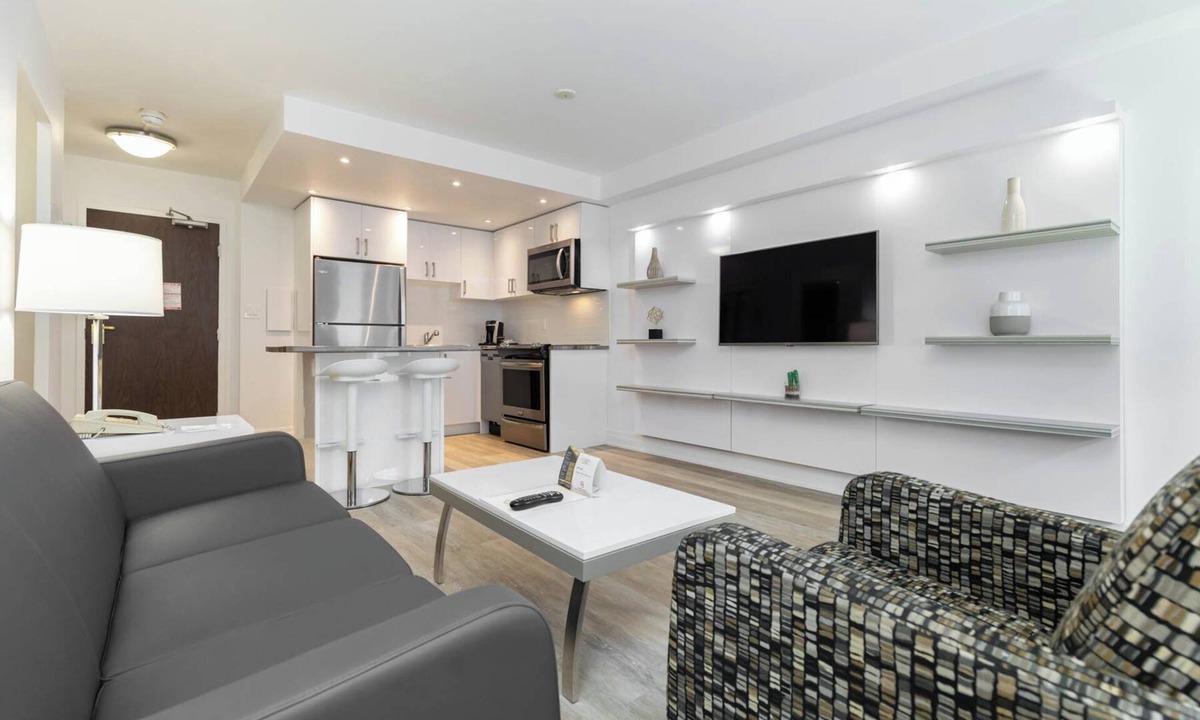 Bloor-Yorkville Apartment | Discover an urban retreat in this spacious one-bedroom suite in Downtown Toronto