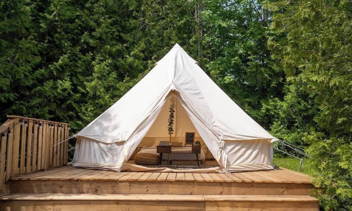 Miller Lake House | Dreamer Glamping Nordic Spa Access Near Tobermory