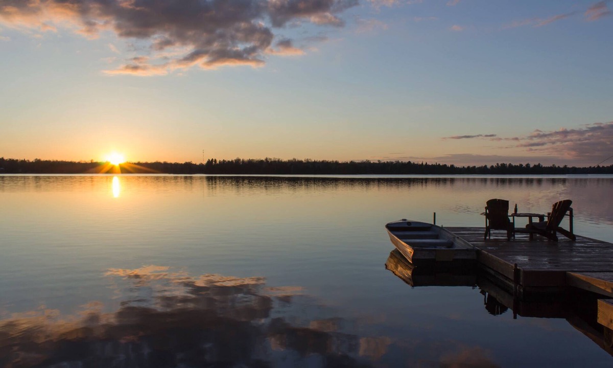 McMurrich/Monteith Cottage | Family Sunset views Lakefront Cottage | Private Waterfront, Dock & Shallow Water