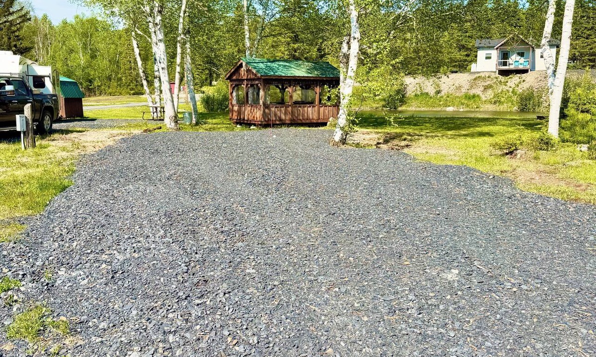 Fort Kent Mills RV Rental | Junction 19 & Co. - Upper Site #3 - Full Service RV/Tent Camping Site