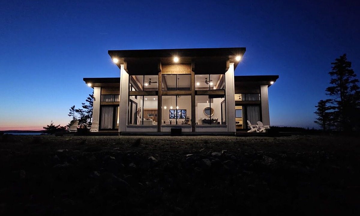 West Quoddy House | Modern 2-bedroom house on the edge of a private peninsula in Atlantic Canada.