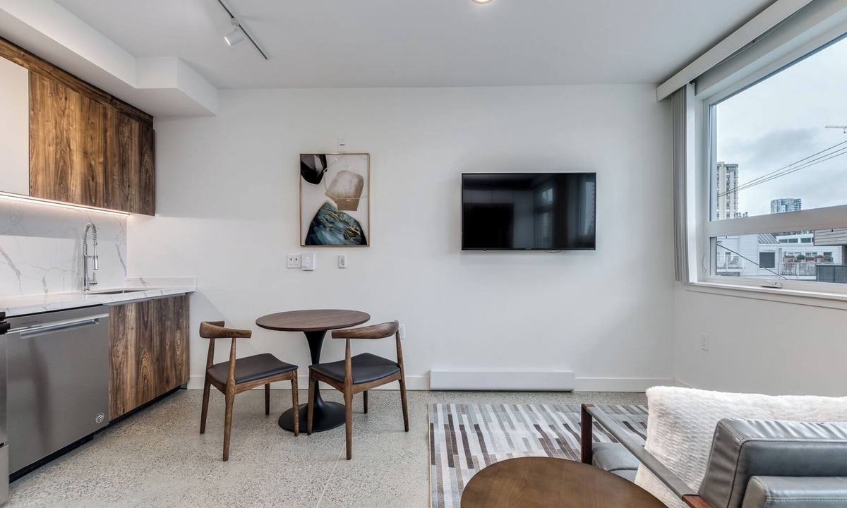 Downtown Vancouver Apartment | NEW BUILDING -Pet Friendly Studio@1170 Barclay