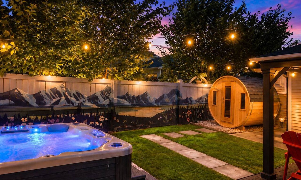 Griesbach House | Nordic Spa Escape - Hot Tub - Fire Table - BBQ - Barrel Sauna