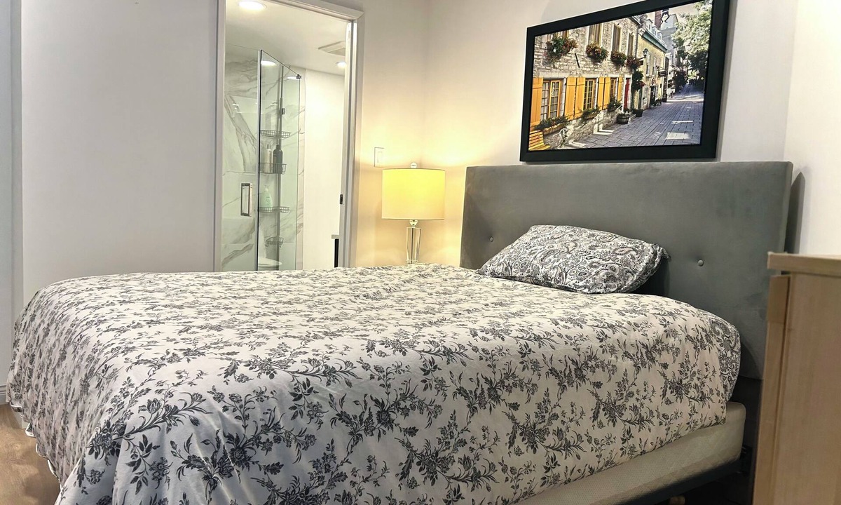 West Vancouver House | Private guest room with separate washroom and entrance