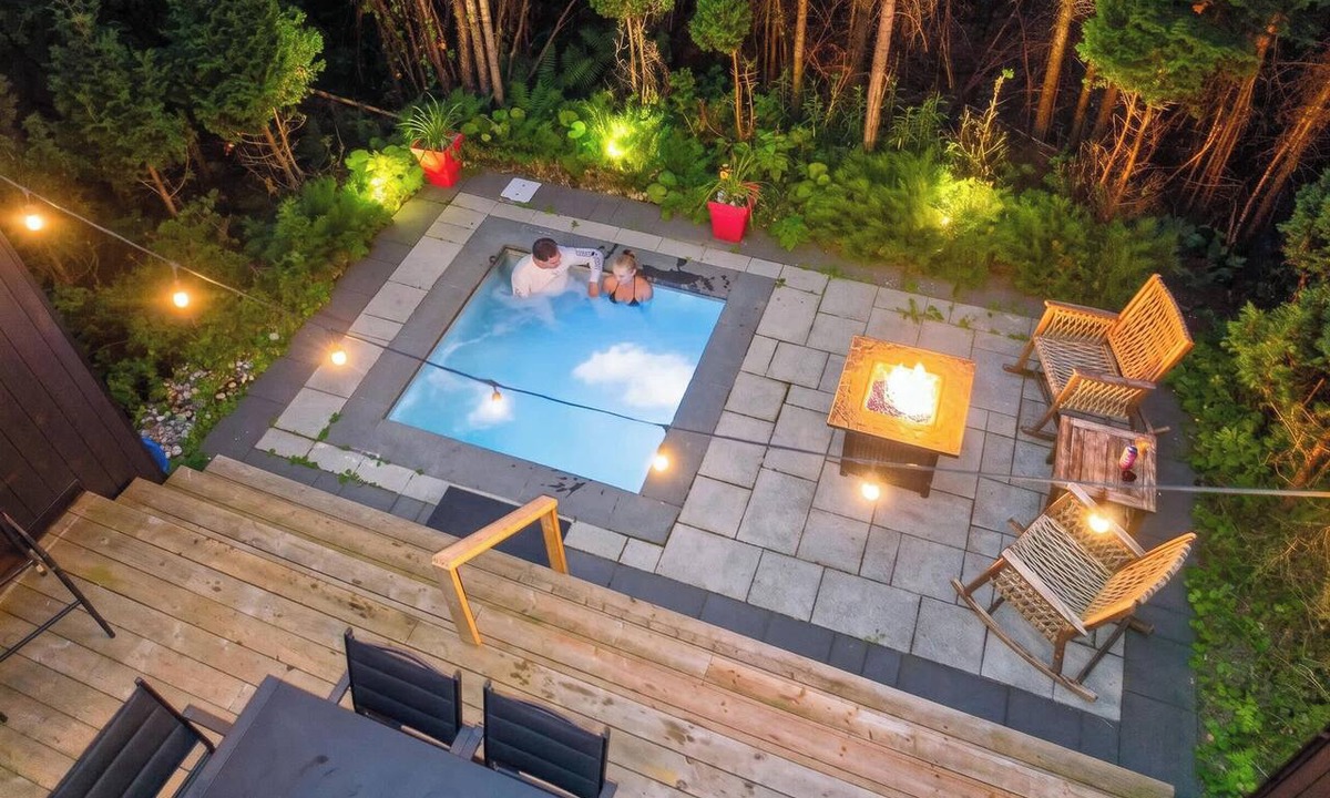Pont-Rouge House | Private sunken spa - Luxury chalet near Quebec