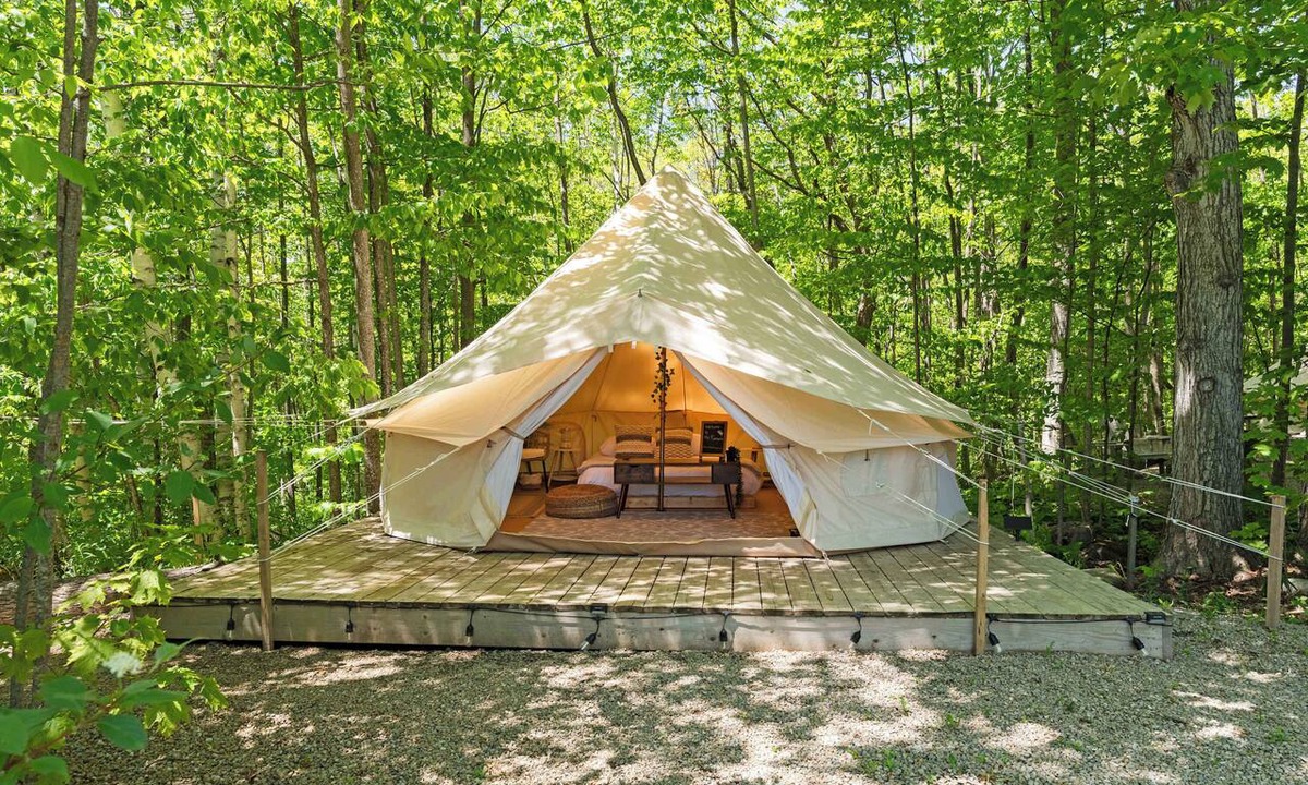Miller Lake House | Romantic Glamping Nordic Spa Access Near Tobermory