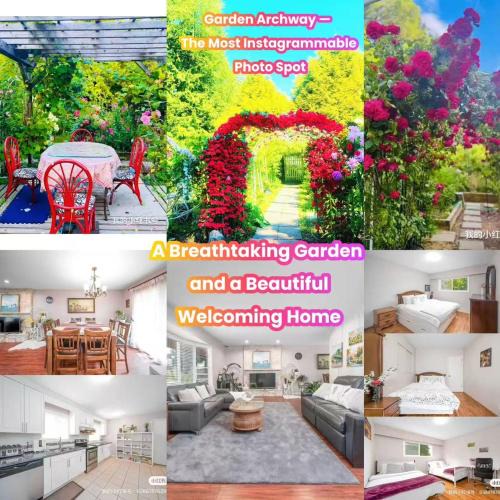 Surrey House | Rose Garden Villa 3 Bedrooms 2Baths Full Kitchen Near Beach