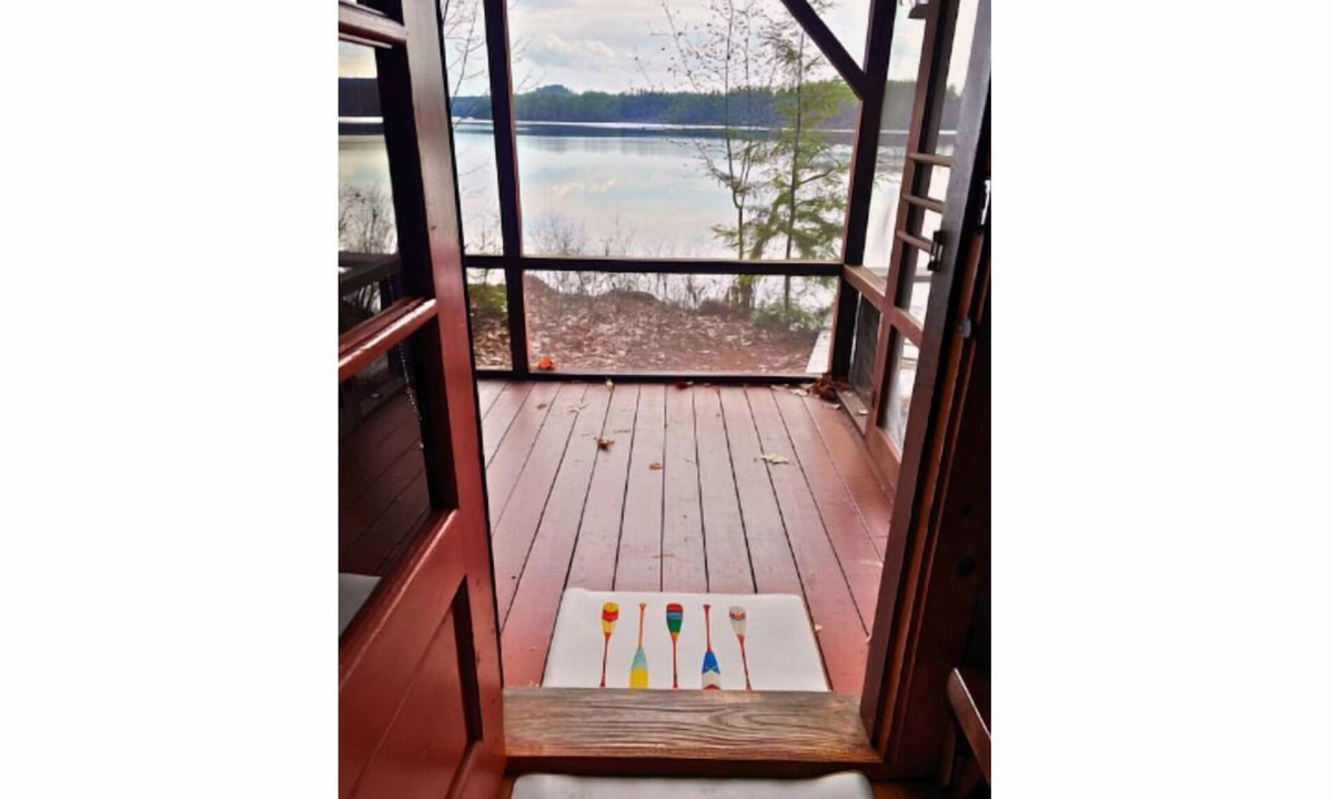 Center Harbor Cabin | Rustic Lakefront Retreat: Private Lake Access and Boat Dock