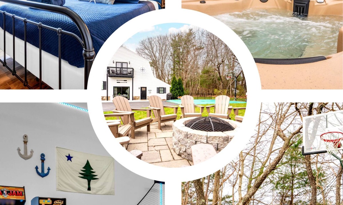 Wells House | Shamrock by the Sea Hot Tub Arcade Basketball Court & Beach Fun