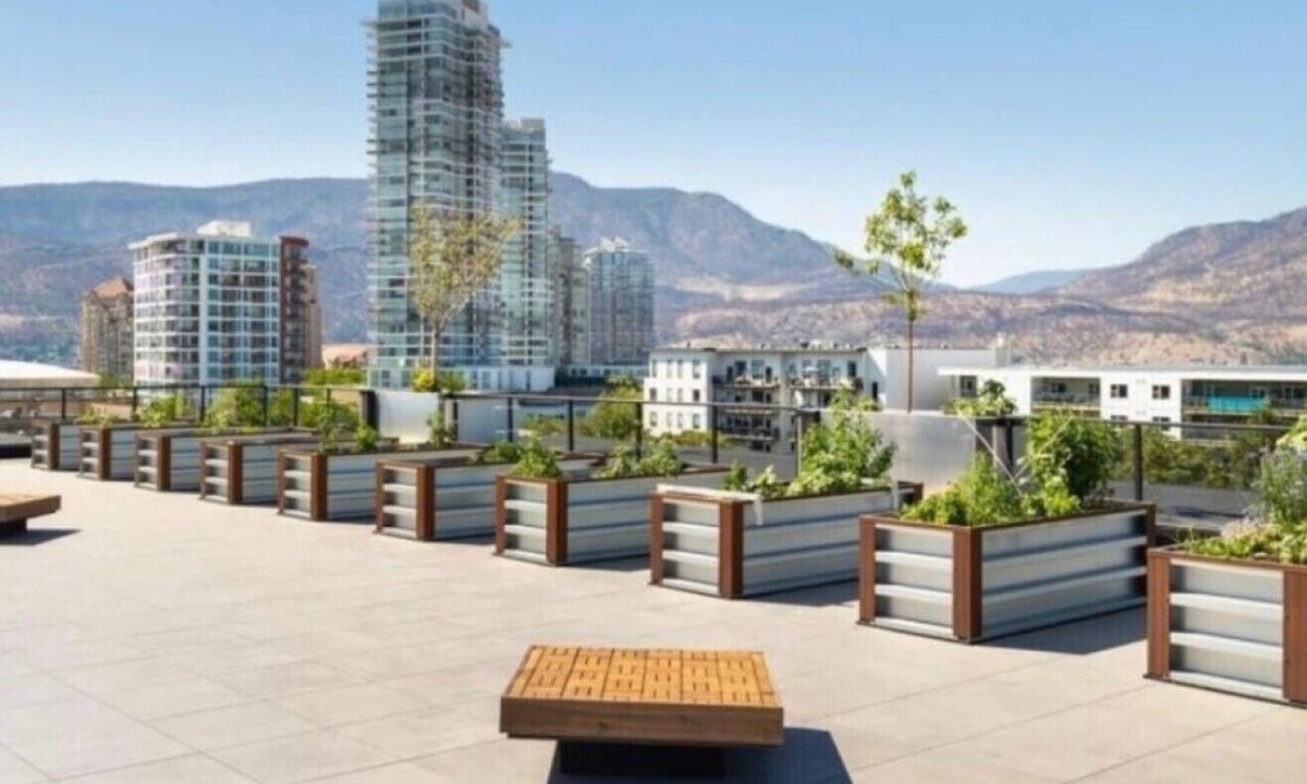 North End Apartment | Stylish 2BR Condo, Downtown Kelowna, Balcony