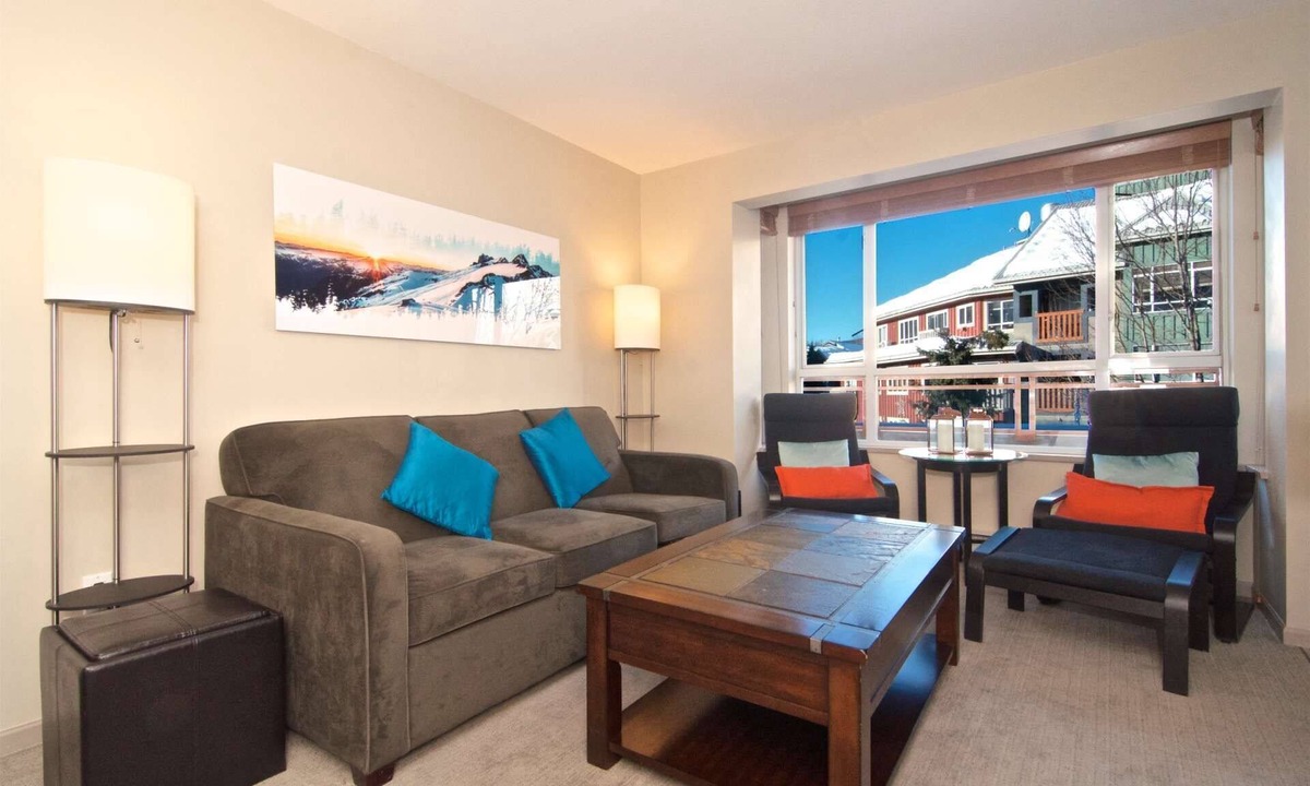Village North Condo | Superb Village location, comfortably renovated and one FREE parking stall