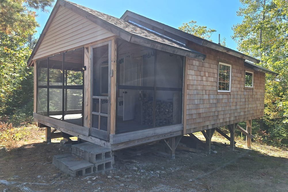 Cherryfield Cabin | Unplug and Reconnect in a Peaceful Off-Grid Cabin for Relaxation and Nature Immersion in Beddington, Maine