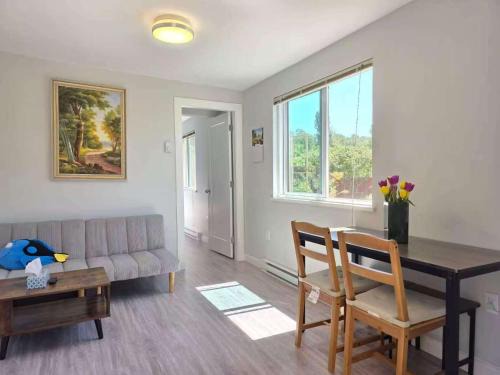 Killarney House | Vancouver Family Suite The first floor features a separate entrance two bedrooms and a private bathroom creating a family-style suite