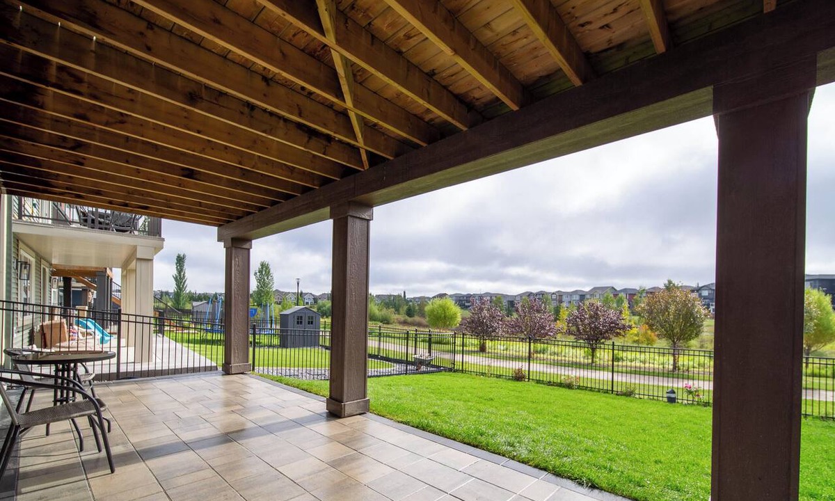 West Edmonton House | Walkout Suite: Exclusive Backyard