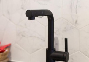Serene and Styled Little Italy Studio full bath by Den Stays