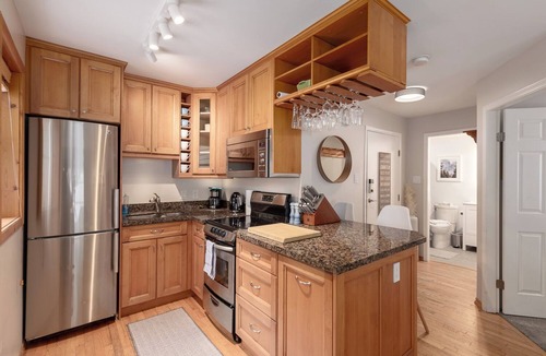 Whistler Creekside Condo | 1BR | Powderview - Creekside | Bright & Cozy | Private Ski Storage | Fireplace | Free Parking