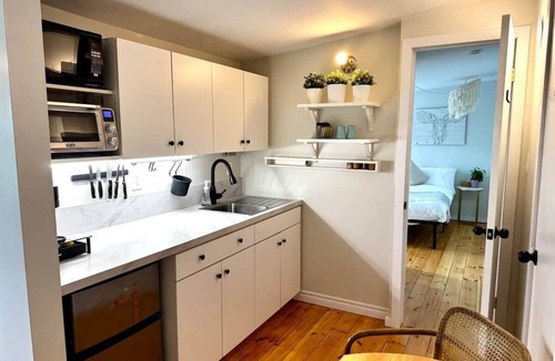 Carleton Place Apartment | 2 bed Suite: kitchen, parking, king/queen upstairs