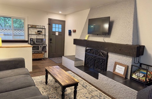 Harrison Hot Springs Hotel | 2 person jacuzzi suite with fireplace and kitchenette, 2 minute walk to the lake