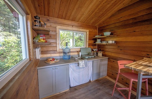 Nootka Cabin | A cozy cabin retreat in Yuquot on Nootka Island with stunning beach views