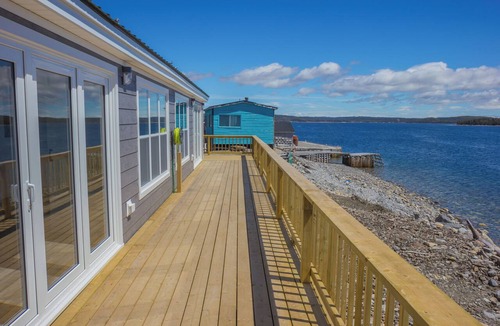 Port Saunders Cottage | A Wave From It All Ocean Front