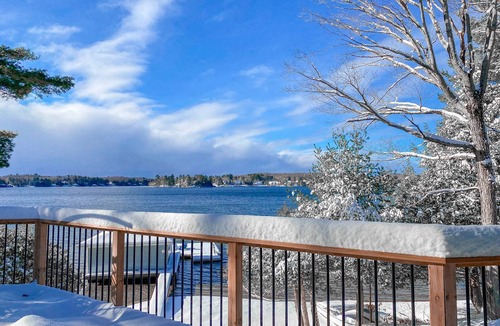 Port Carling House | Beach Waterfront Home, Large Decks, sunset views, chefs kitchen, family friendly