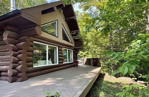 Cheneville Ski Chalet | Bois Rond du Lac Simon, SPA, Acces au Lac, Foyer