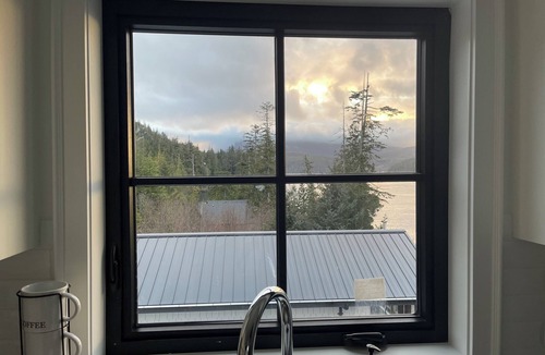 Telegraph Cove Apartment | Brand new coach house studio suite w/stunning ocean view! Short walk to marina.