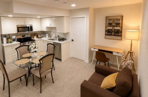 Southwest Calgary House | Brand New Cozy Haven in Belmont | Private 1BR Guest Suite