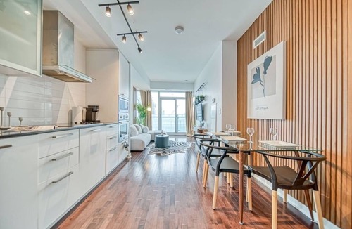 Toronto Entertainment District Apartment | Bright 2BR Toronto Retreat by Union Station