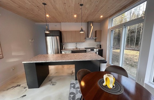 Saint-Neree-de-Bellechasse Ski Chalet | Chalet VUE sur le Lac Pierre-Paul, lakeside serenity, haven of peace