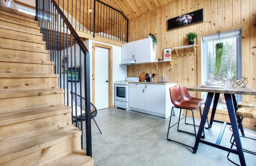 Sainte-Marguerite-du-Lac-Masson House | Lakeside Cabin Retreat with Beach, Kayaks, Fire Pit & Forest Trails