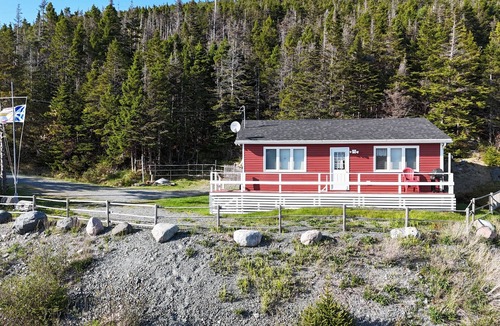 Fermeuse Cabin | Cabin Harbour View + Sitting Area + Fire Pit + BBQ