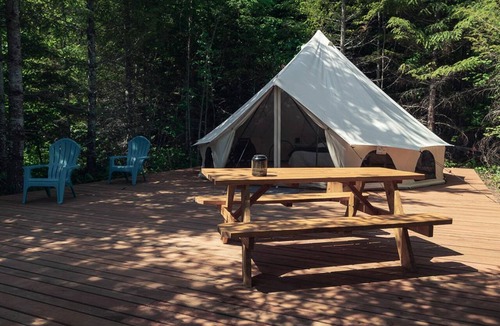 Carson RV Rental | Carson Glamping Escapes in this Wonderful Bell Tent Rental in Washington