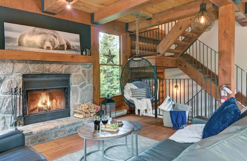 Lac Superieur Village Ski Chalet | Chalet Bois Rond Avec Spa - Foyer (Tremblant)/Accès Au Lac