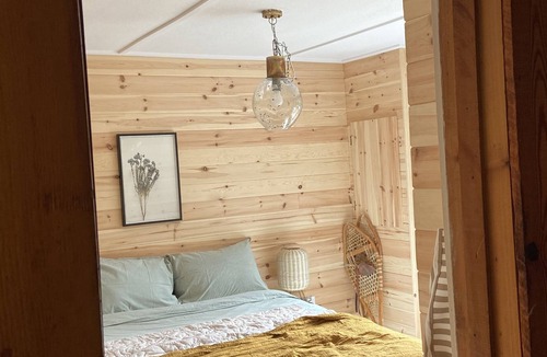 Notre-Dame-de-la-Merci Ski Chalet | Chalet Chaleureux au Bord du lac et ski à 5 min Saint-donat