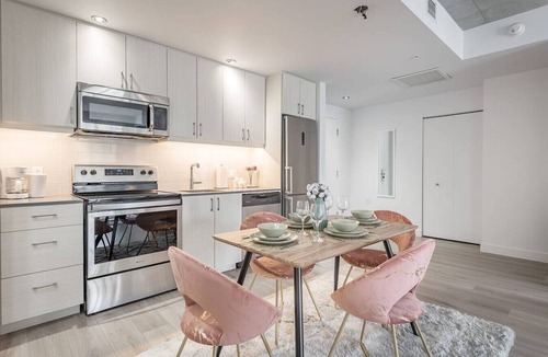 International District Apartment | Chic 2BR in Old Port Walk to Everything