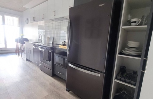Bridgeland Condo | Chic Bridgeland 1 BR condo wt prkng sleeps 4 5 min to DT