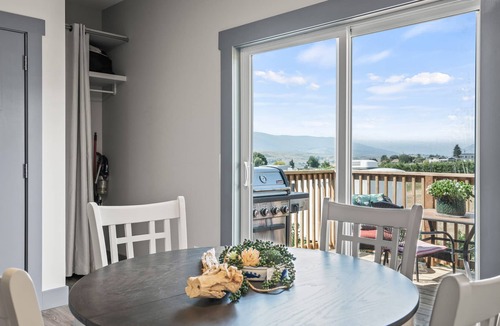 Vernon Apartment | Coach house overlooking cherry and apple orchards.
