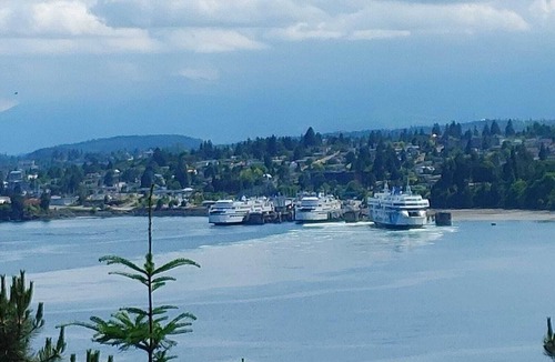 Departure Bay Apartment | Coastal Gem with Ocean Views | Bright, Stylish & Peaceful Retreat for 4