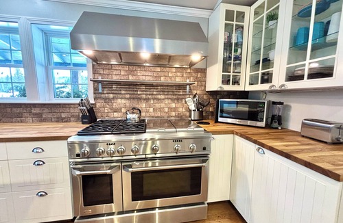 Fort Kent Mills House | Comfort Elevated Hot Tub King Suite Direct Trail Access In Town WiFi