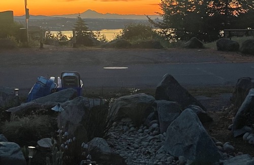 Colwood House | Cozy main floor suite with a breathtaking view.