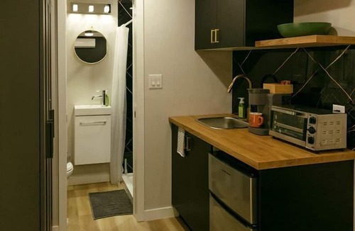 Simcoe Cabin | Cozy Semi Off-Grid Tiny Home Forest Retreat with Private Sauna & Cold Plunge Near Simcoe, Ontario