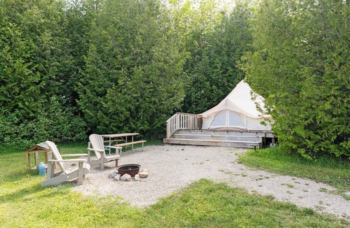 Miller Lake House | Dreamer Glamping Nordic Spa Access Near Tobermory