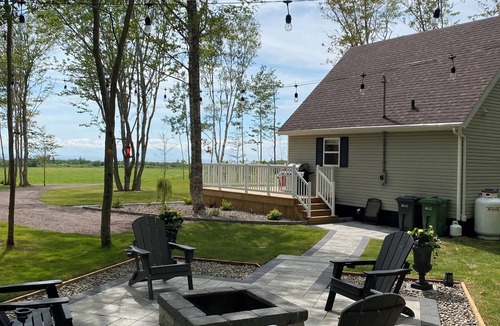 Borden-Carleton Cottage | Forest Shore Cottage - peaceful and relaxing location, fire pit, view of water.