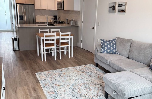 Grandview-Woodland Apartment | Furnished Brand-New 2B2B+Flex Condo Near Commercial Drive